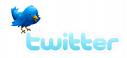 Twitter Logo with small blue bird