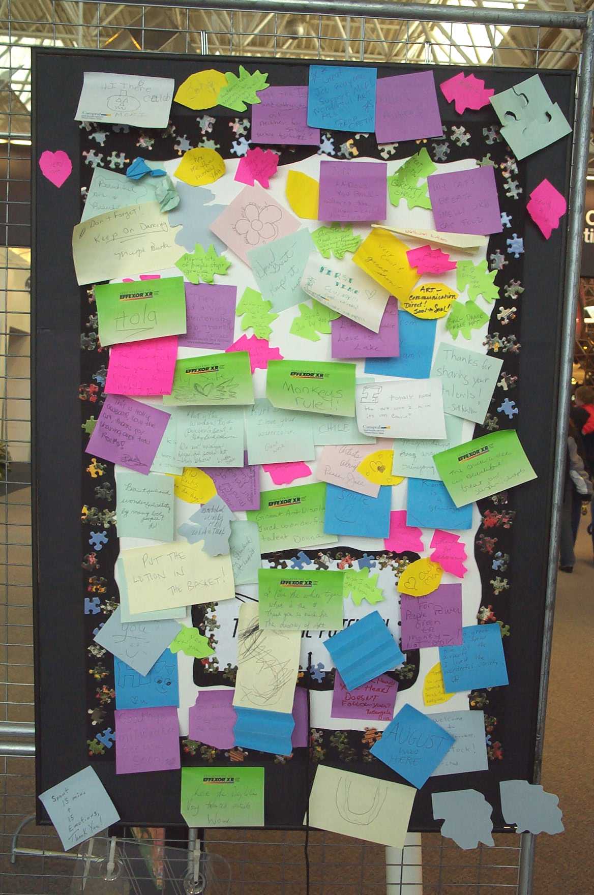 Post It Note Art Board