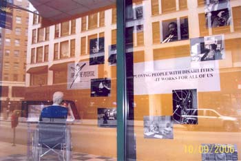 Picture of a store front display window