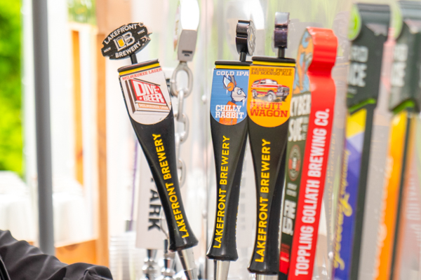 Lakefront Brewery beer taps