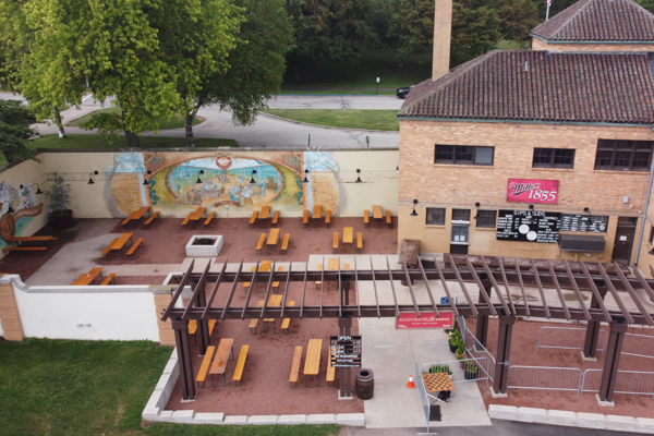 Open air South Shore Terrace and Beer Garden
