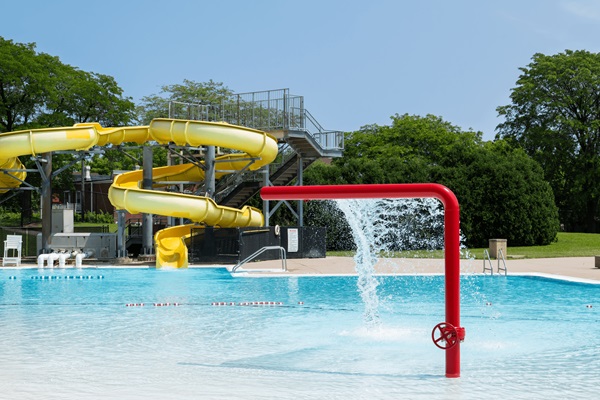 Pelican Cove Water Features and Slide