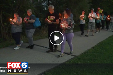 Candlelight vigil for suicide prevention