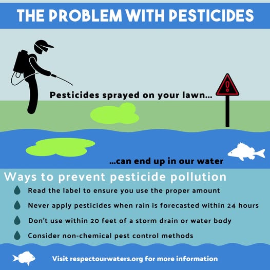 Facebook, The Problem with pesticides, post by Respect our Waters