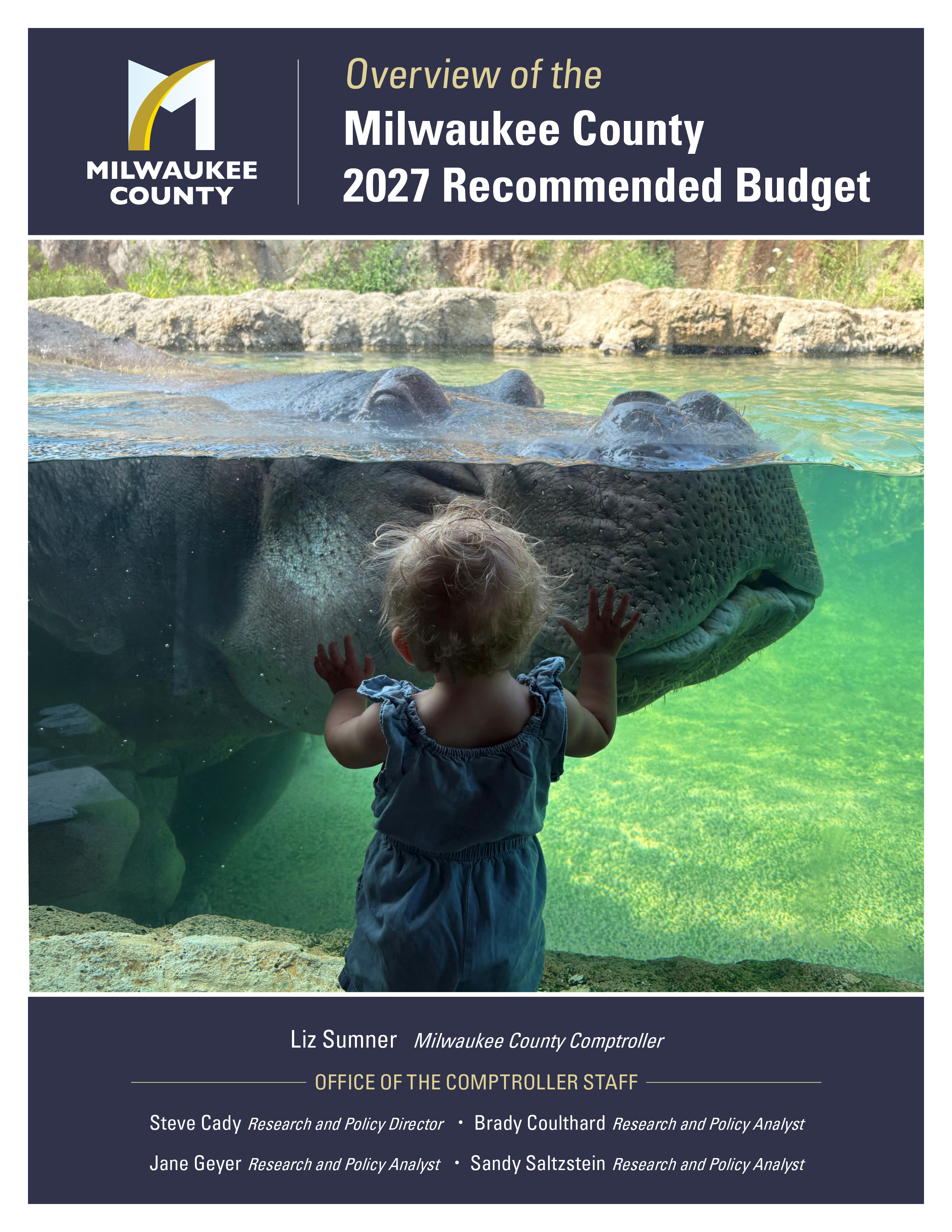 Cover photo for the 2027 Recommended Budget Overview