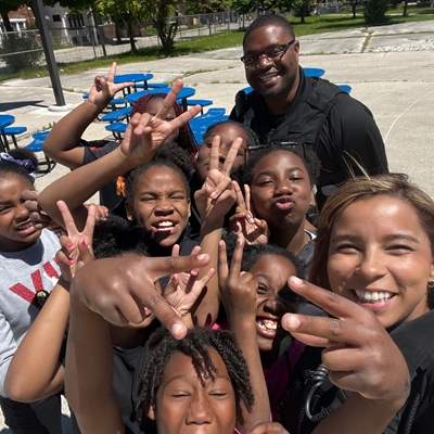 Deputies Visit King Elementary School